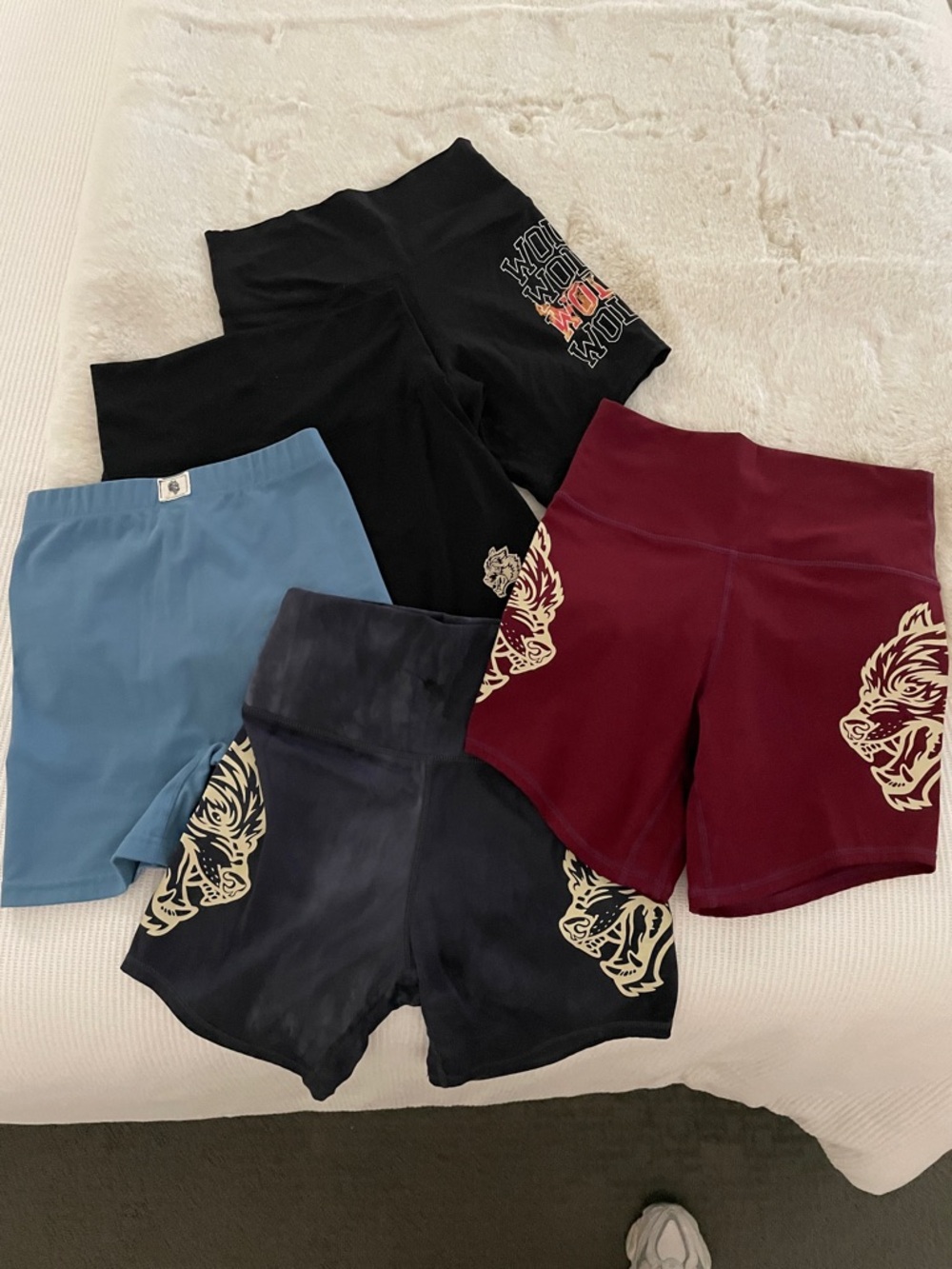5 Darc Sport Women’s High-Waist Performance Shorts - Black, Burgundy, Blue, Navy